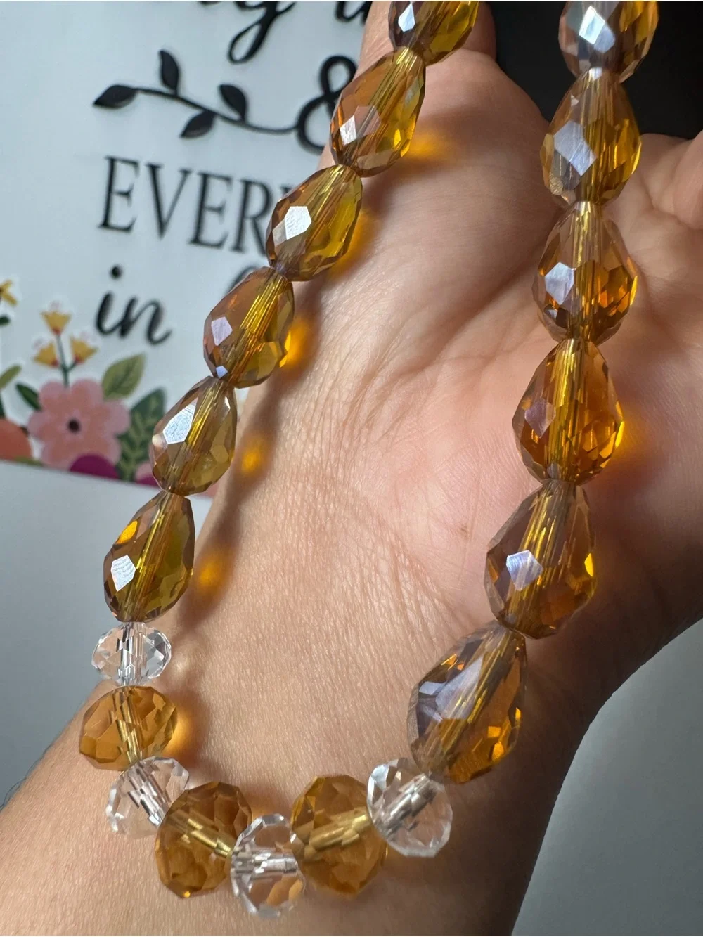 Handmade bling crystal